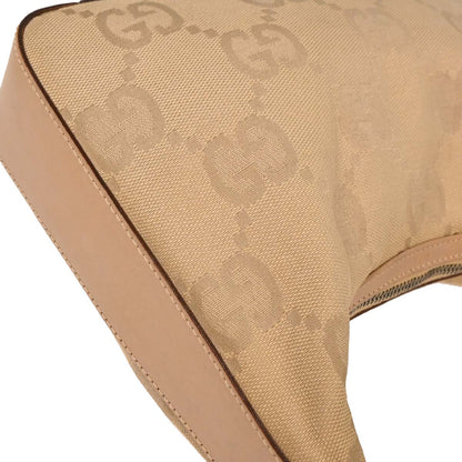 Gucci Beige Canvas GG Handbag