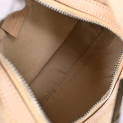 Gucci Beige Canvas GG Handbag
