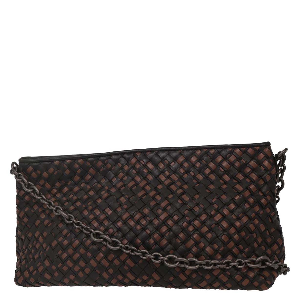 Bottega Veneta Black Intrecciato Shoulder Bag