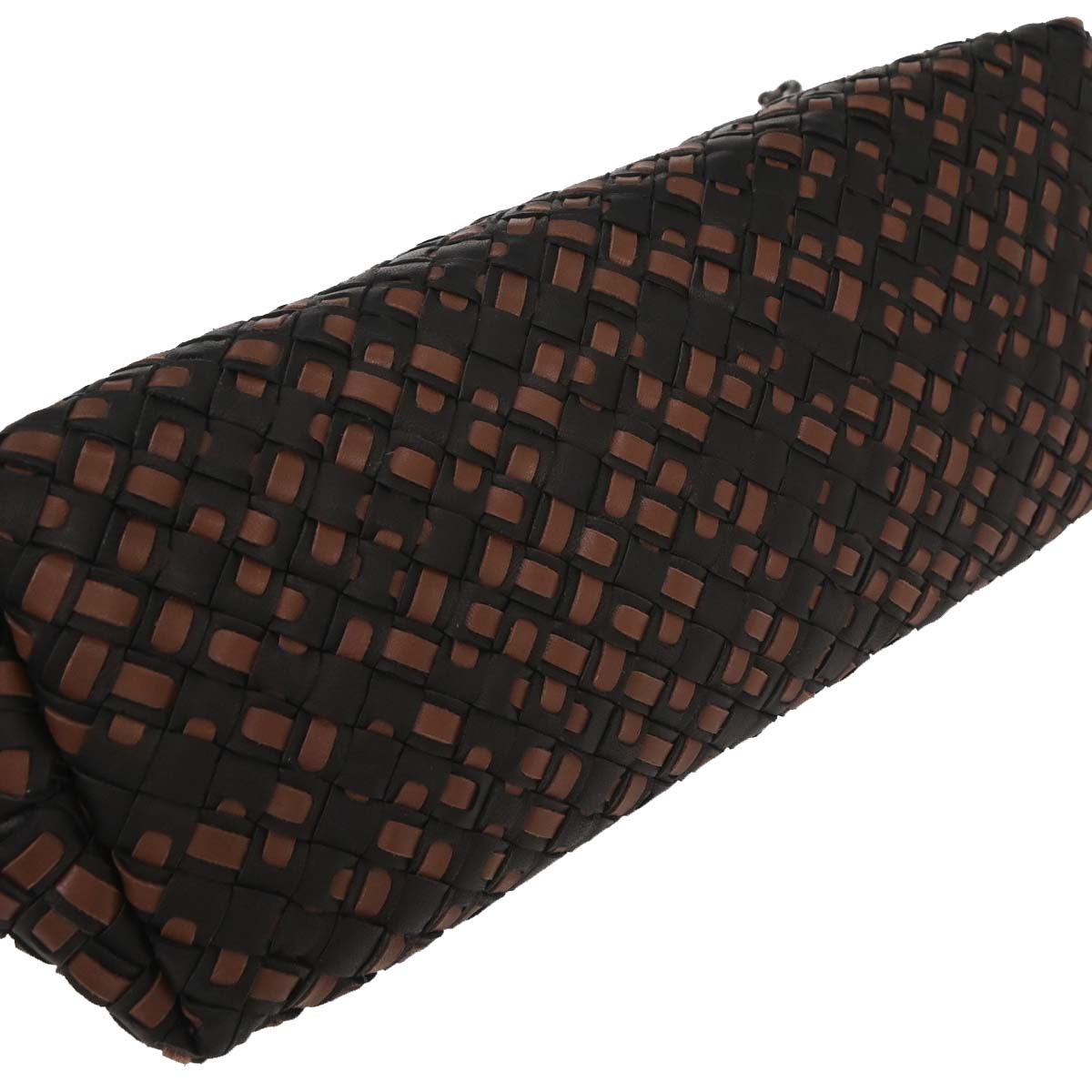 Bottega Veneta Black Intrecciato Shoulder Bag