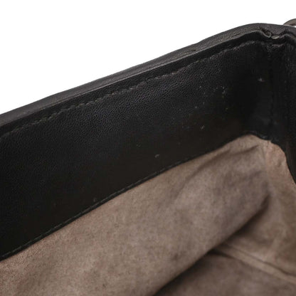 Bottega Veneta Black Intrecciato Shoulder Bag