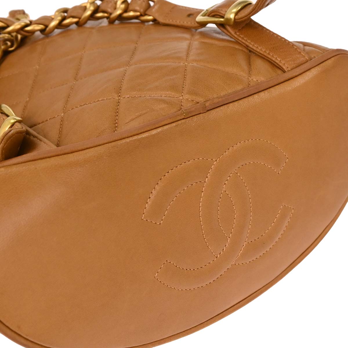 Chanel Brown Lambskin Large Duma Backpack