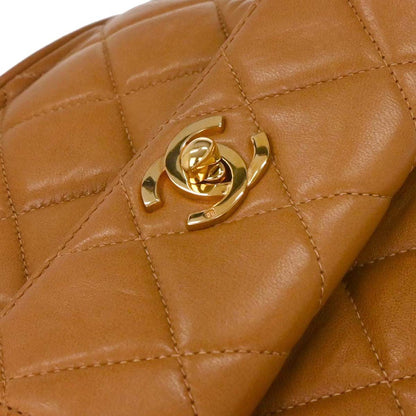 Chanel Brown Lambskin Large Duma Backpack
