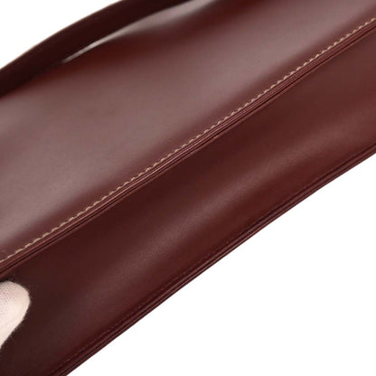 Cartier Bordeaux Leather Must de Cartier Shoulder Bag
