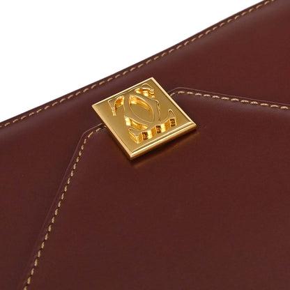 Cartier Bordeaux Leather Must de Cartier Shoulder Bag