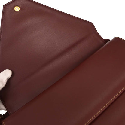 Cartier Bordeaux Leather Must de Cartier Shoulder Bag