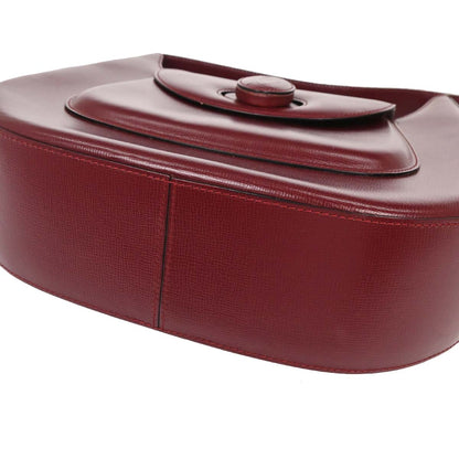 Cartier Bordeaux Leather Handbag