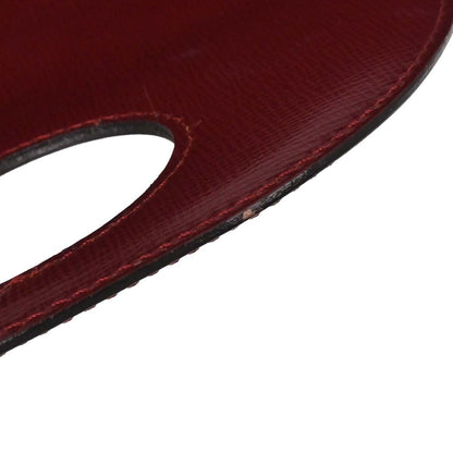 Cartier Bordeaux Leather Handbag