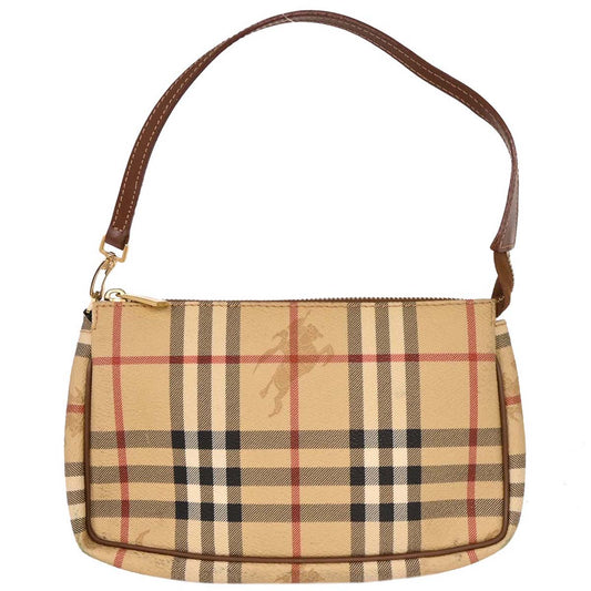 Burberry Beige PVC House Check Handbag