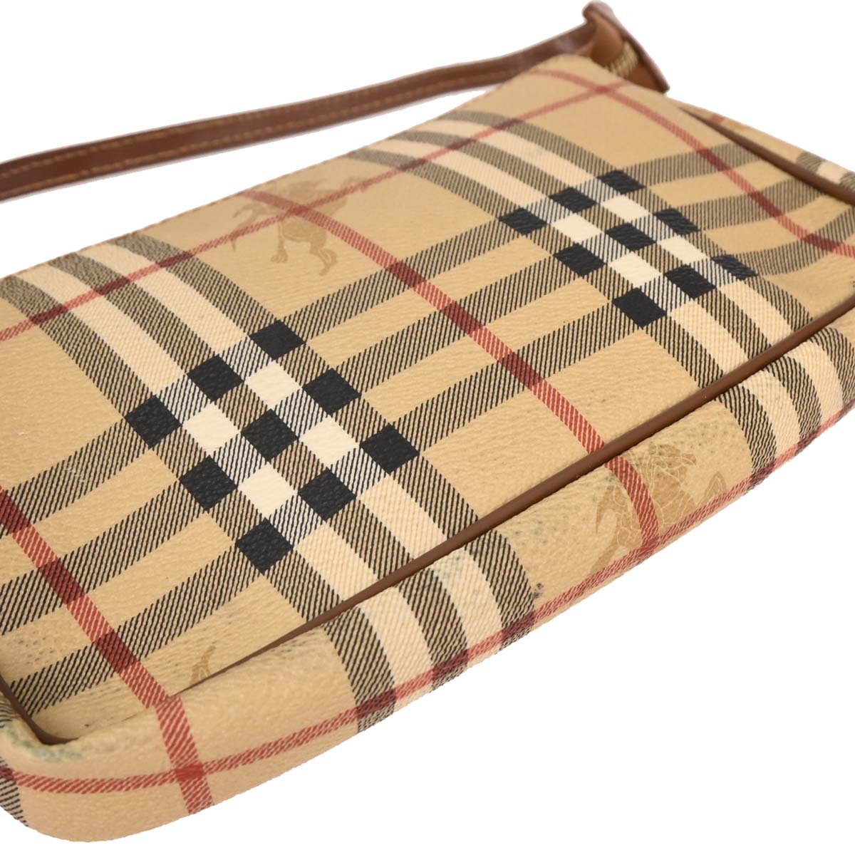 Burberry Beige PVC House Check Handbag