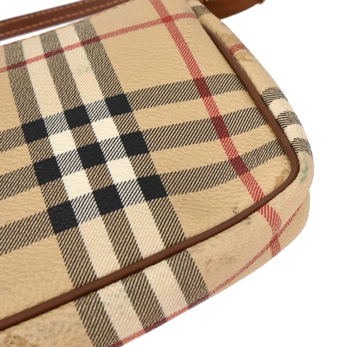 Burberry Beige PVC House Check Handbag