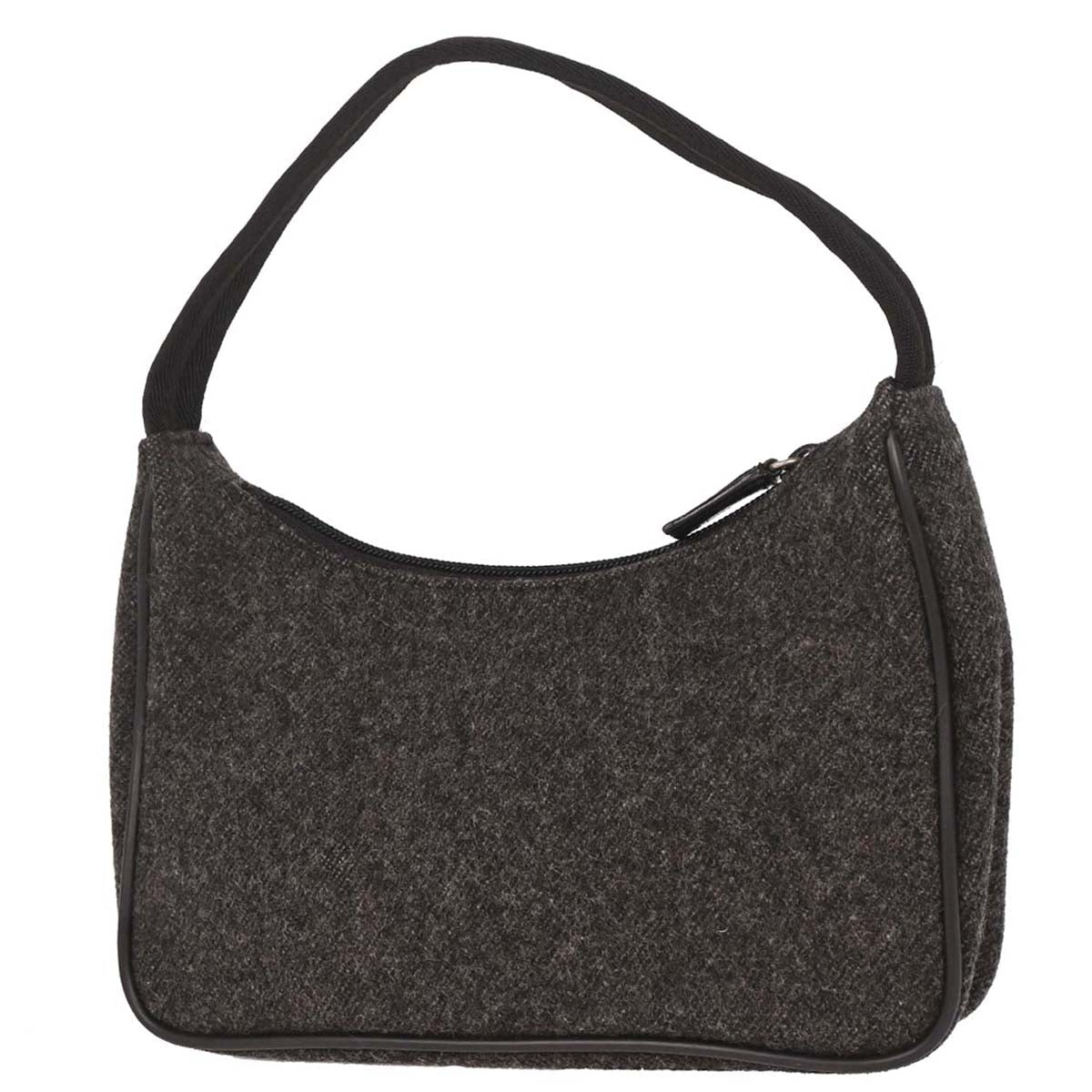 Prada Gray Wool Handbag