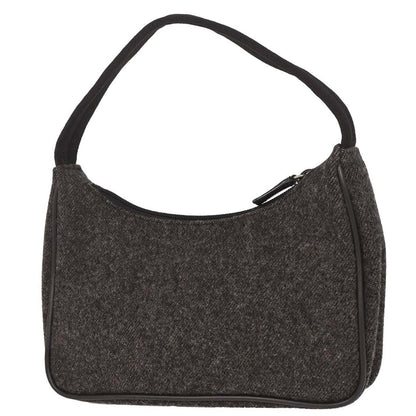 Prada Gray Wool Handbag