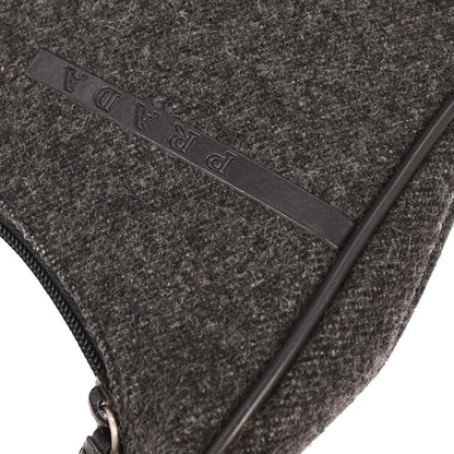 Prada Gray Wool Handbag