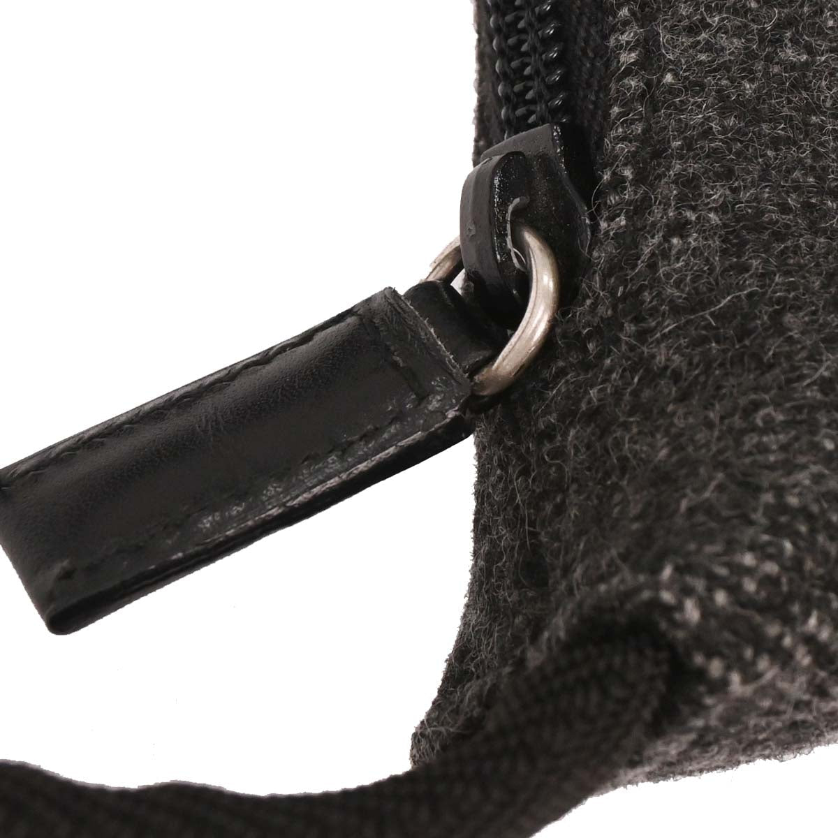 Prada Gray Wool Handbag