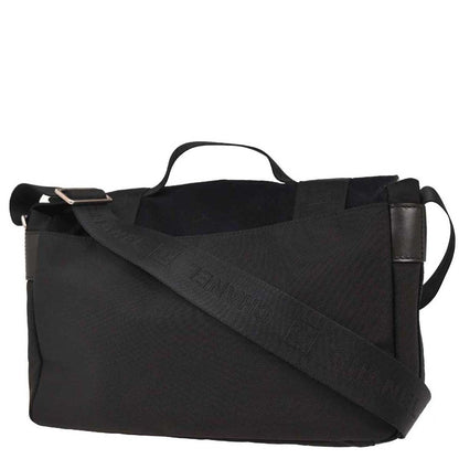 Chanel 2004-2005 Black Felt Nylon Sport Line 2way Shoulder Handbag