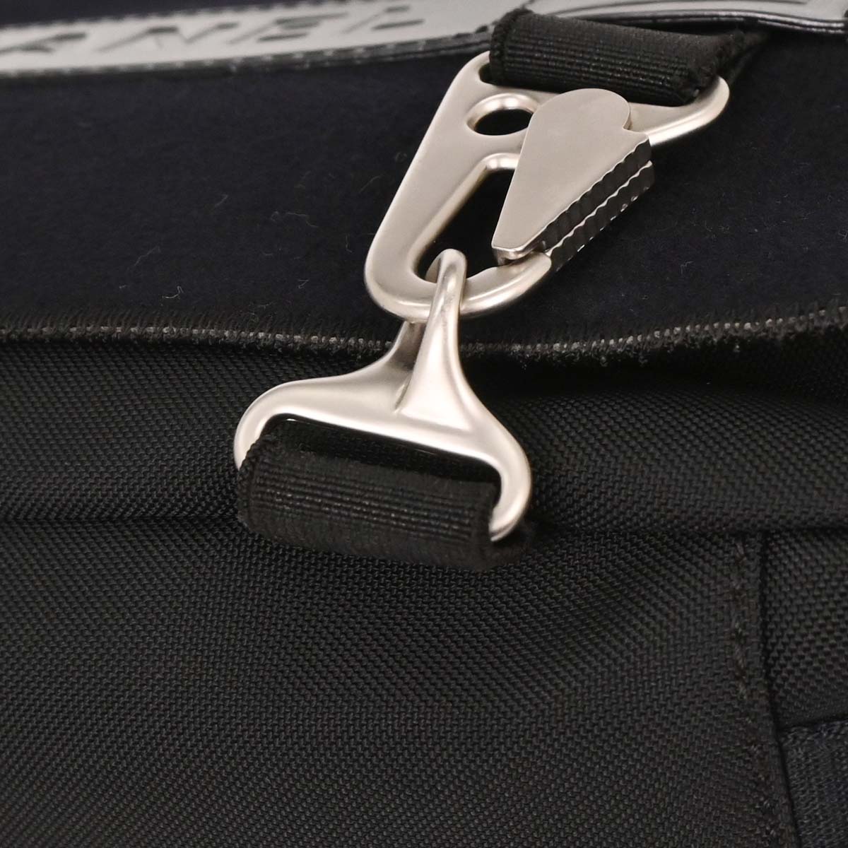 Chanel 2004-2005 Black Felt Nylon Sport Line 2way Shoulder Handbag