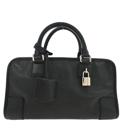 Loewe Black Leather Amazona 28 Handbag