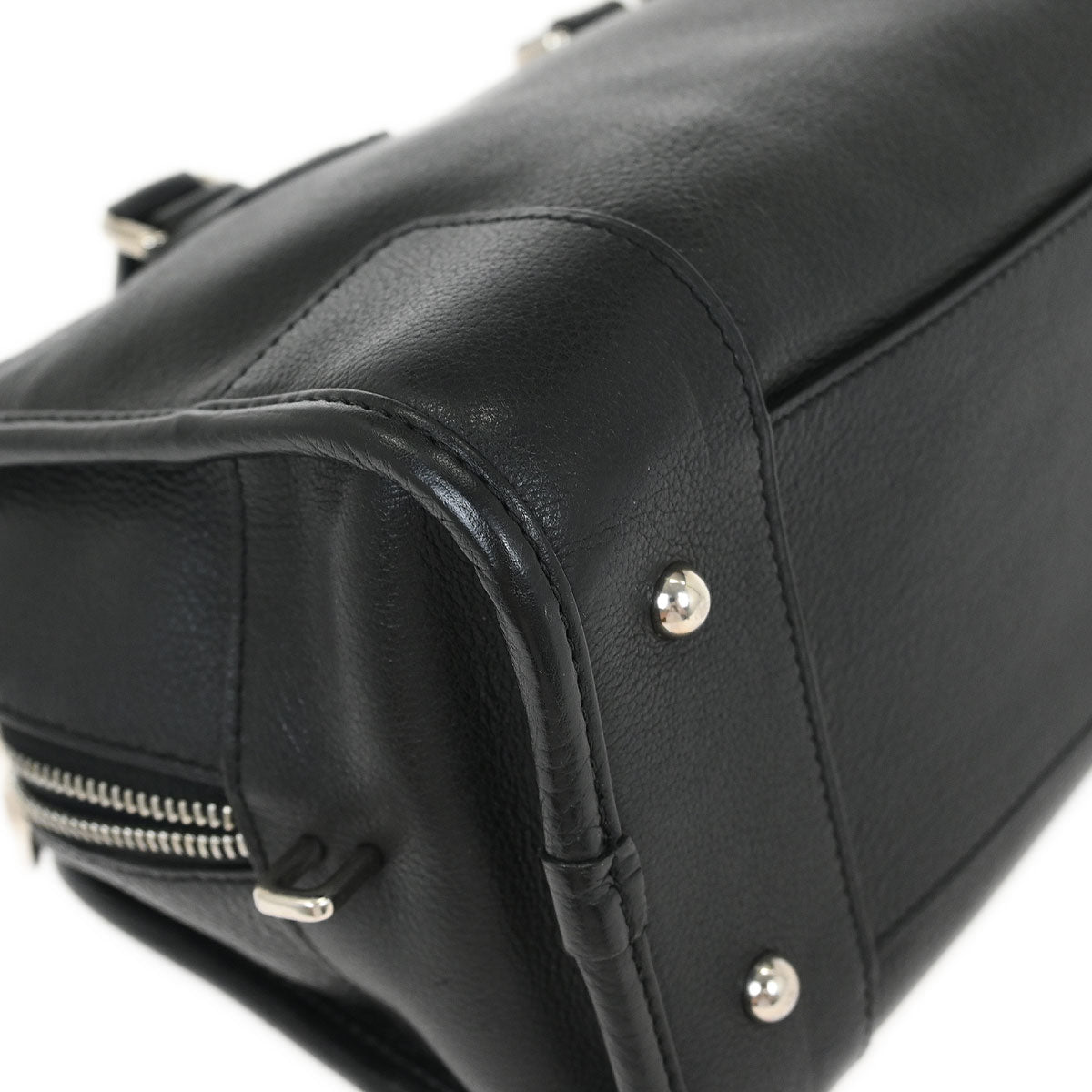 Loewe Black Leather Amazona 28 Handbag