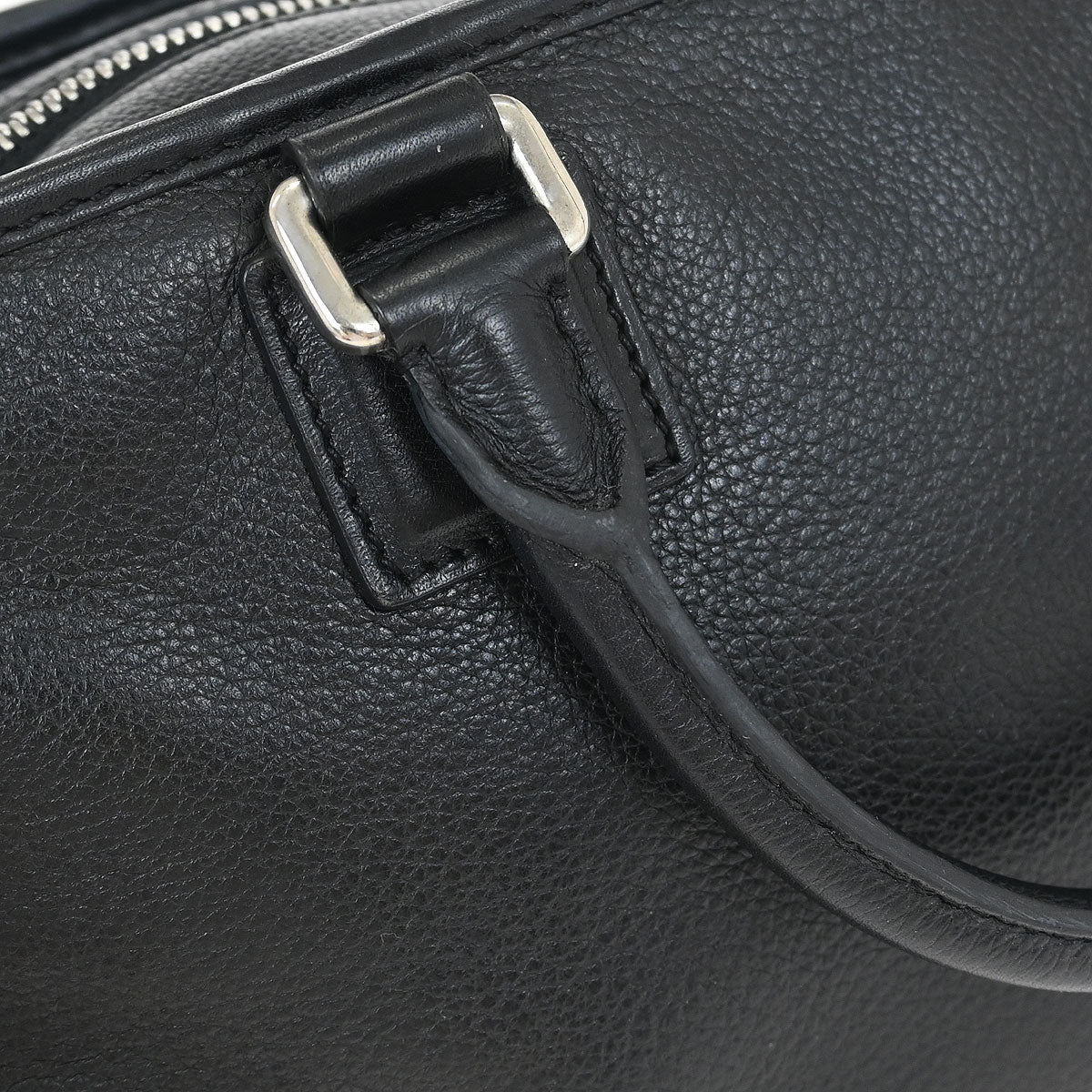 Loewe Black Leather Amazona 28 Handbag