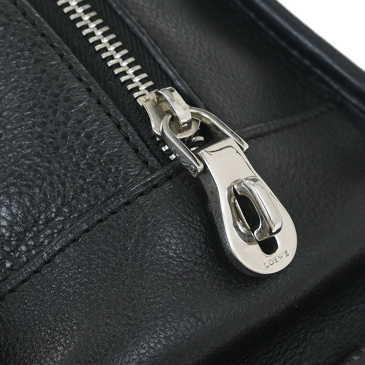 Loewe Black Leather Amazona 28 Handbag
