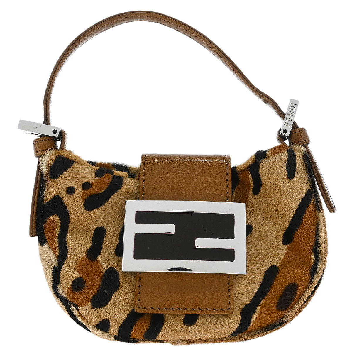 Fendi * 2009 Pony Hair Leopard Print Micro Handbag