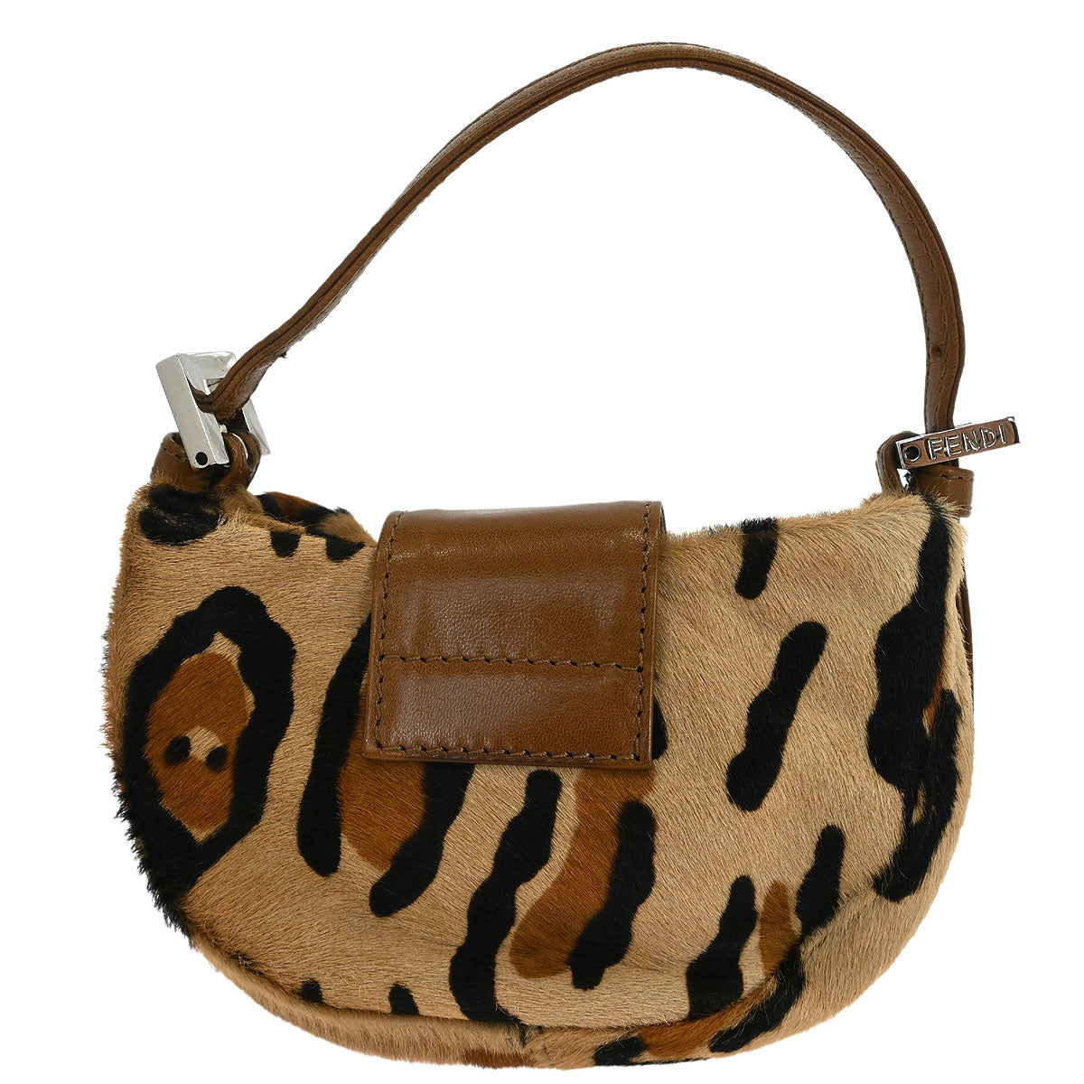 Fendi * 2009 Pony Hair Leopard Print Micro Handbag