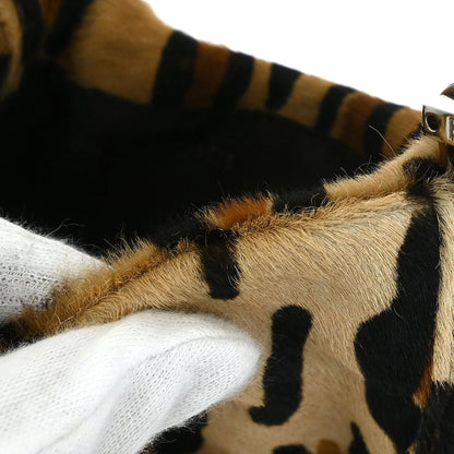 Fendi * 2009 Pony Hair Leopard Print Micro Handbag