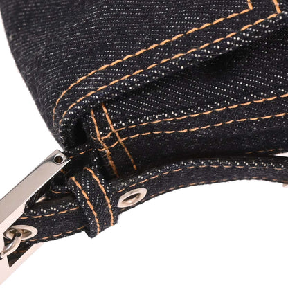 Fendi Navy Denim Baguette Handbag