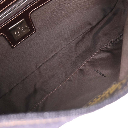 Fendi Navy Denim Baguette Handbag