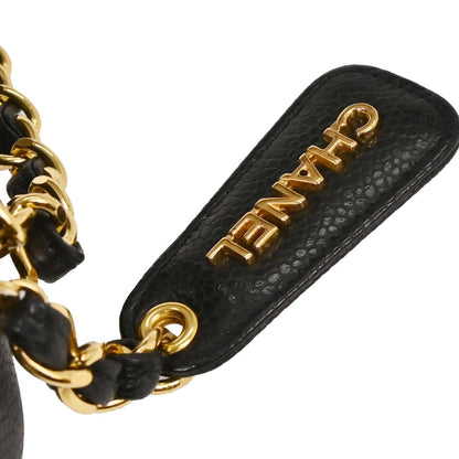 Chanel 1994-1996 Black Caviar Camera Bag Large
