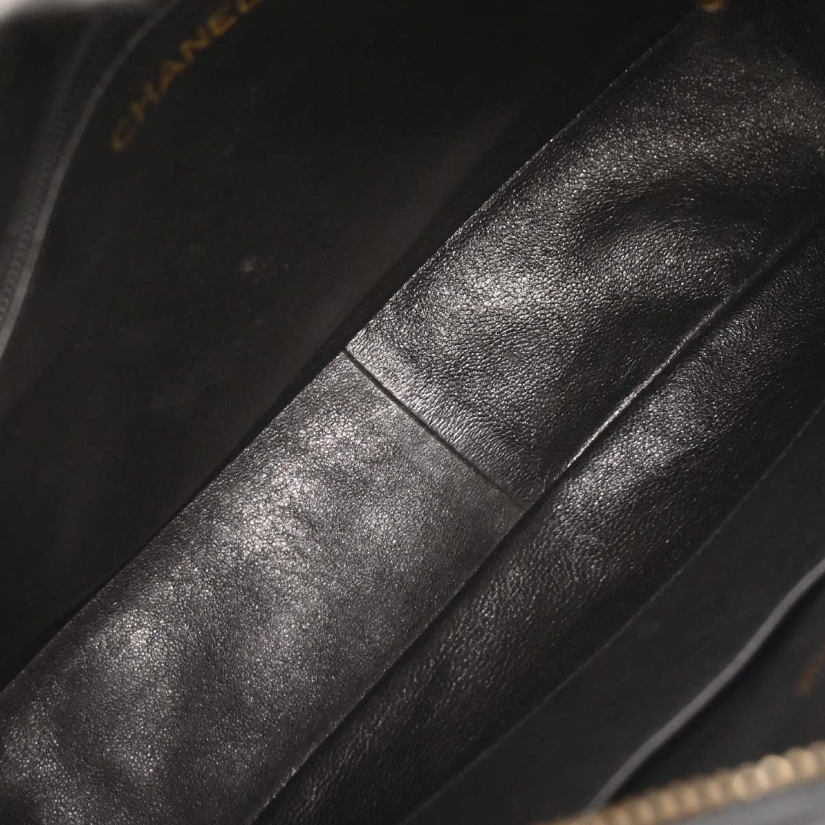 Chanel 1994-1996 Black Caviar Camera Bag Large