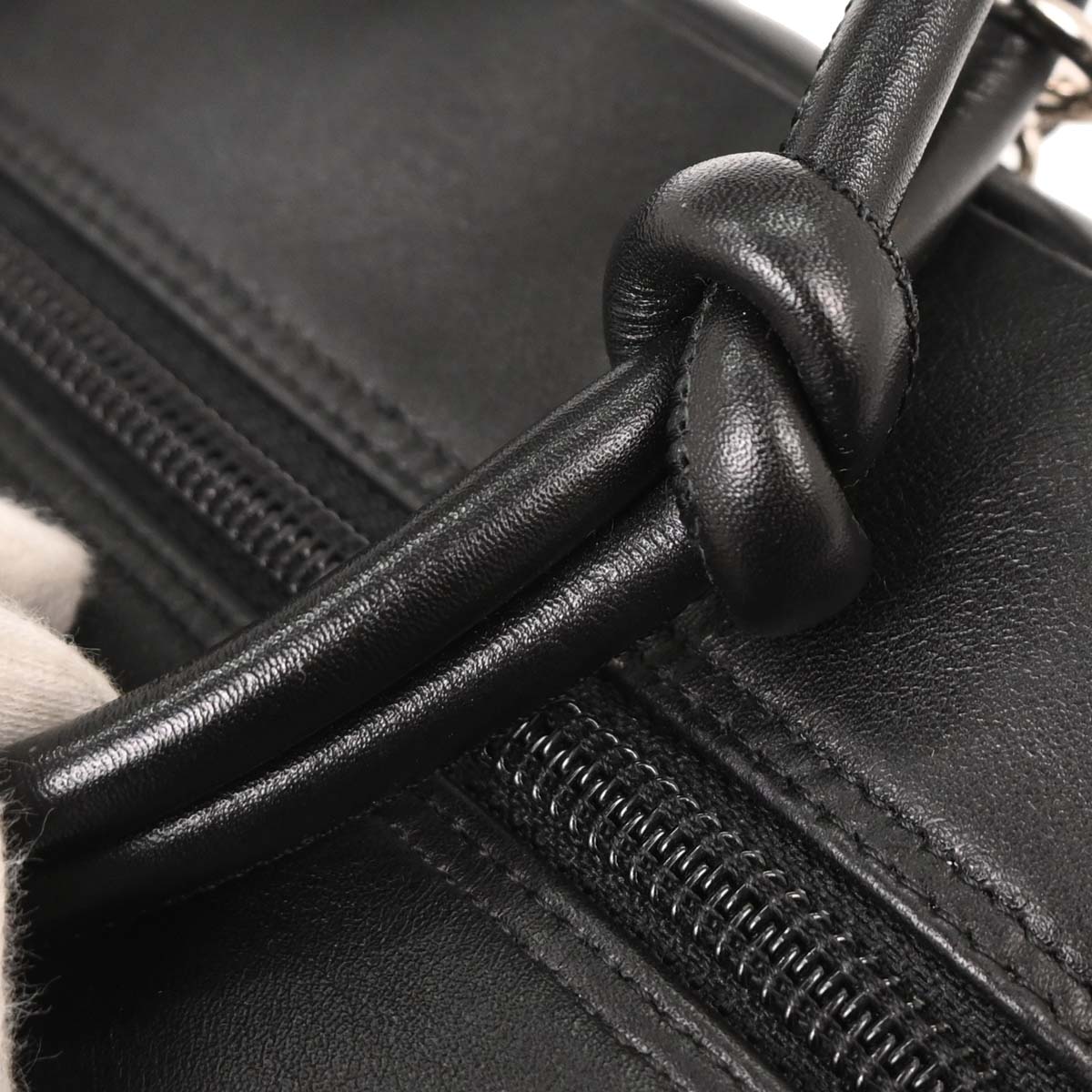 Chanel 2005-2006 Black Calfskin Cambon Ligne Bowling Bag