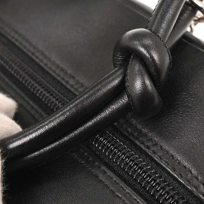 Chanel 2005-2006 Black Calfskin Cambon Ligne Bowling Bag