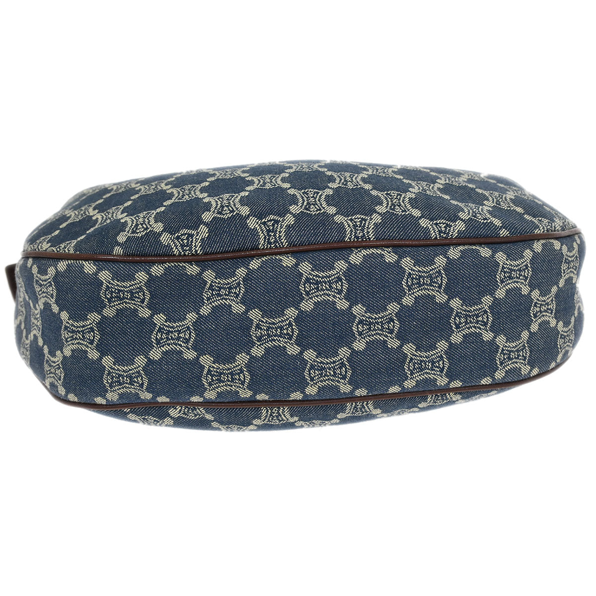 Celine * Blue Denim Macadam Shoulder Bag