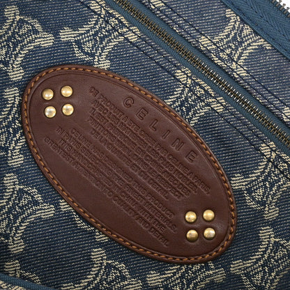 Celine * Blue Denim Macadam Shoulder Bag