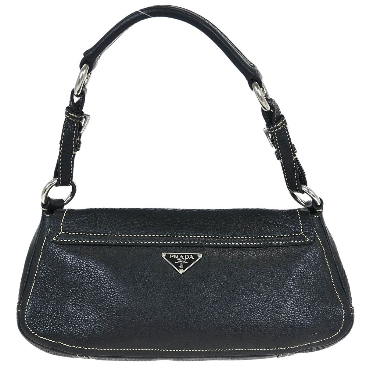 Prada Black Leather Handbag