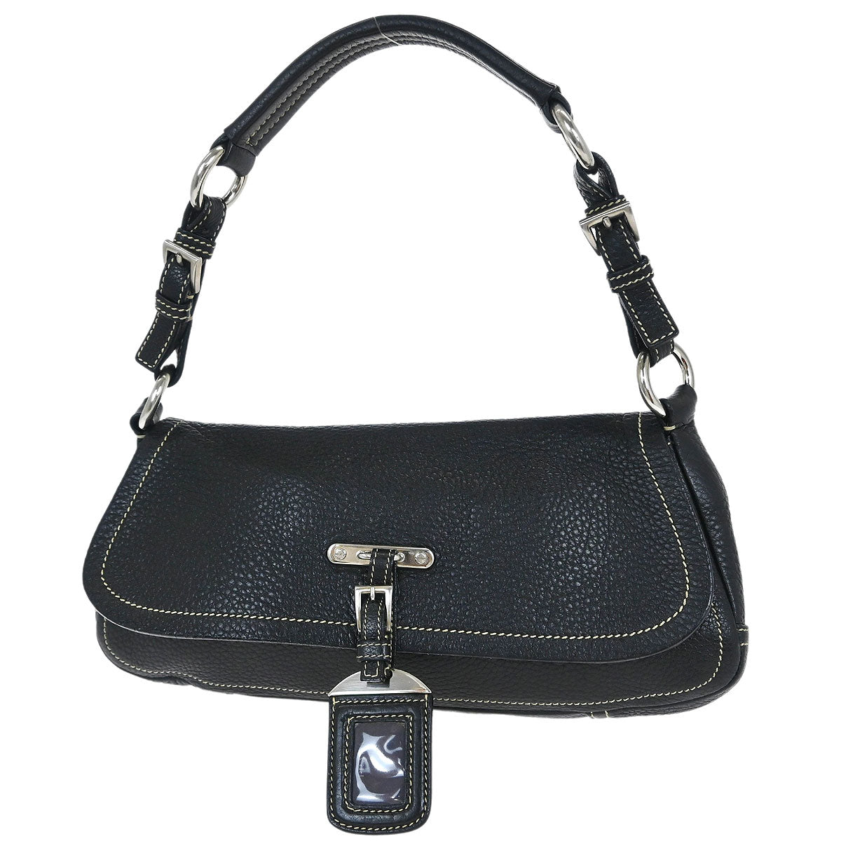 Prada Black Leather Handbag
