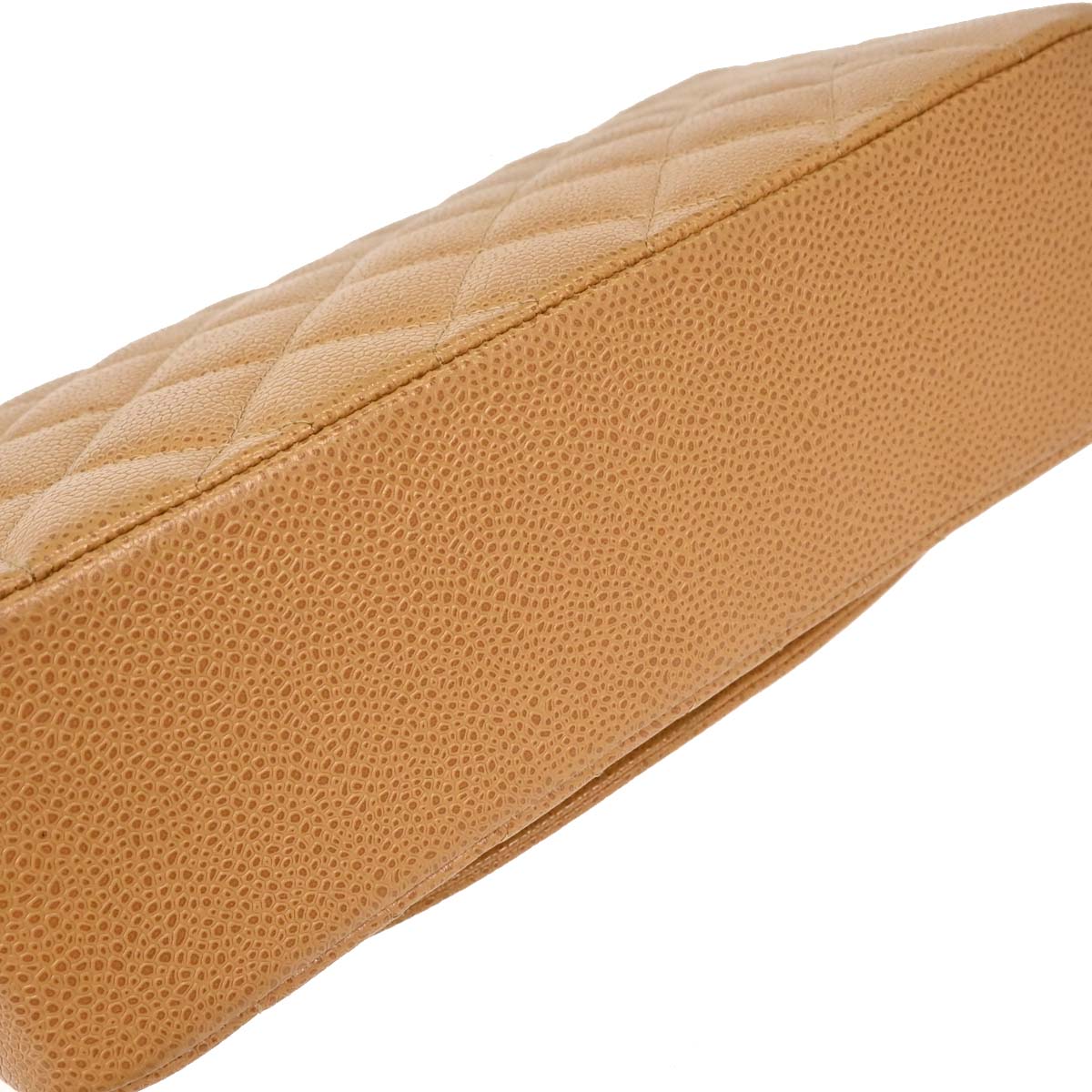 Chanel 1994-1996 Beige Caviar Medium Diana Shoulder Bag