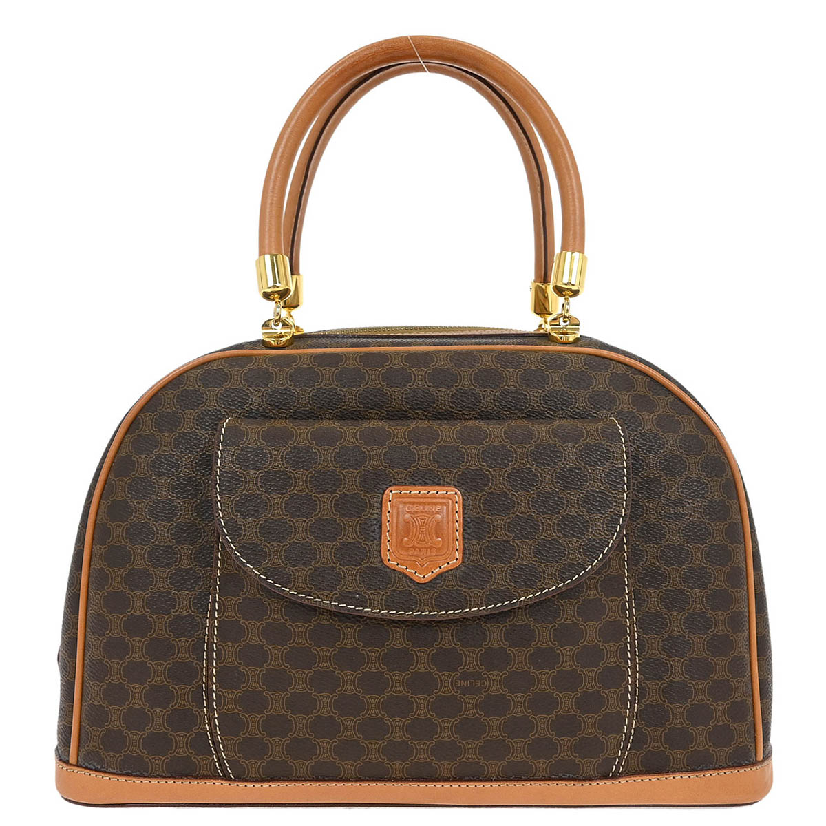 Celine Brown Macadam Handbag