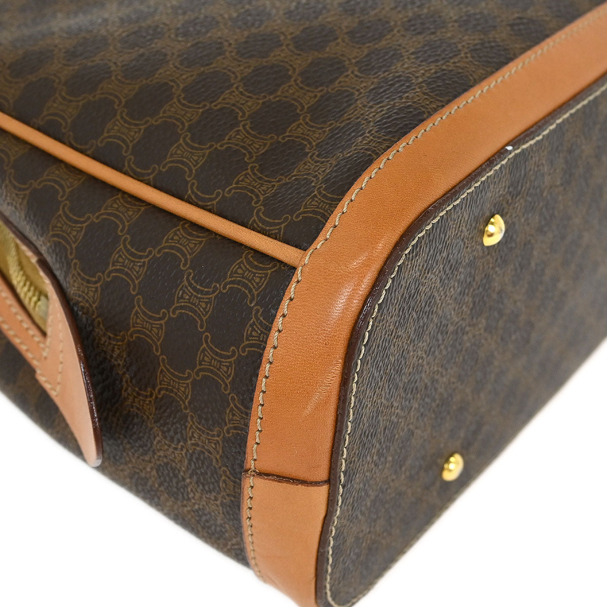 Celine Brown Macadam Handbag