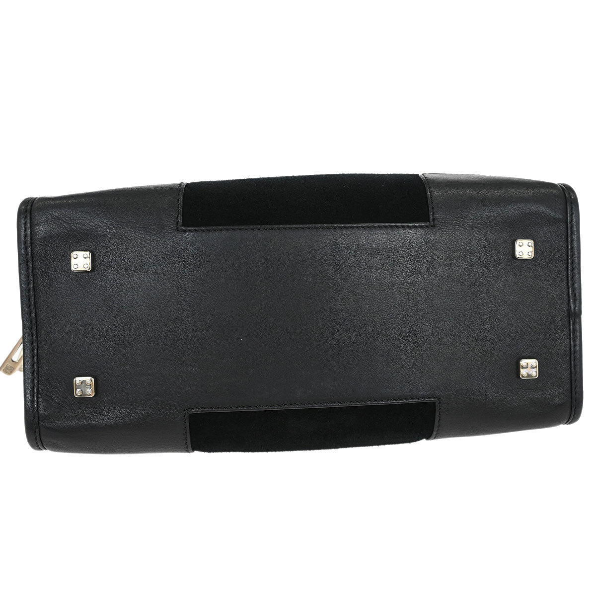 Loewe Black Suede Amazona 28 Handbag