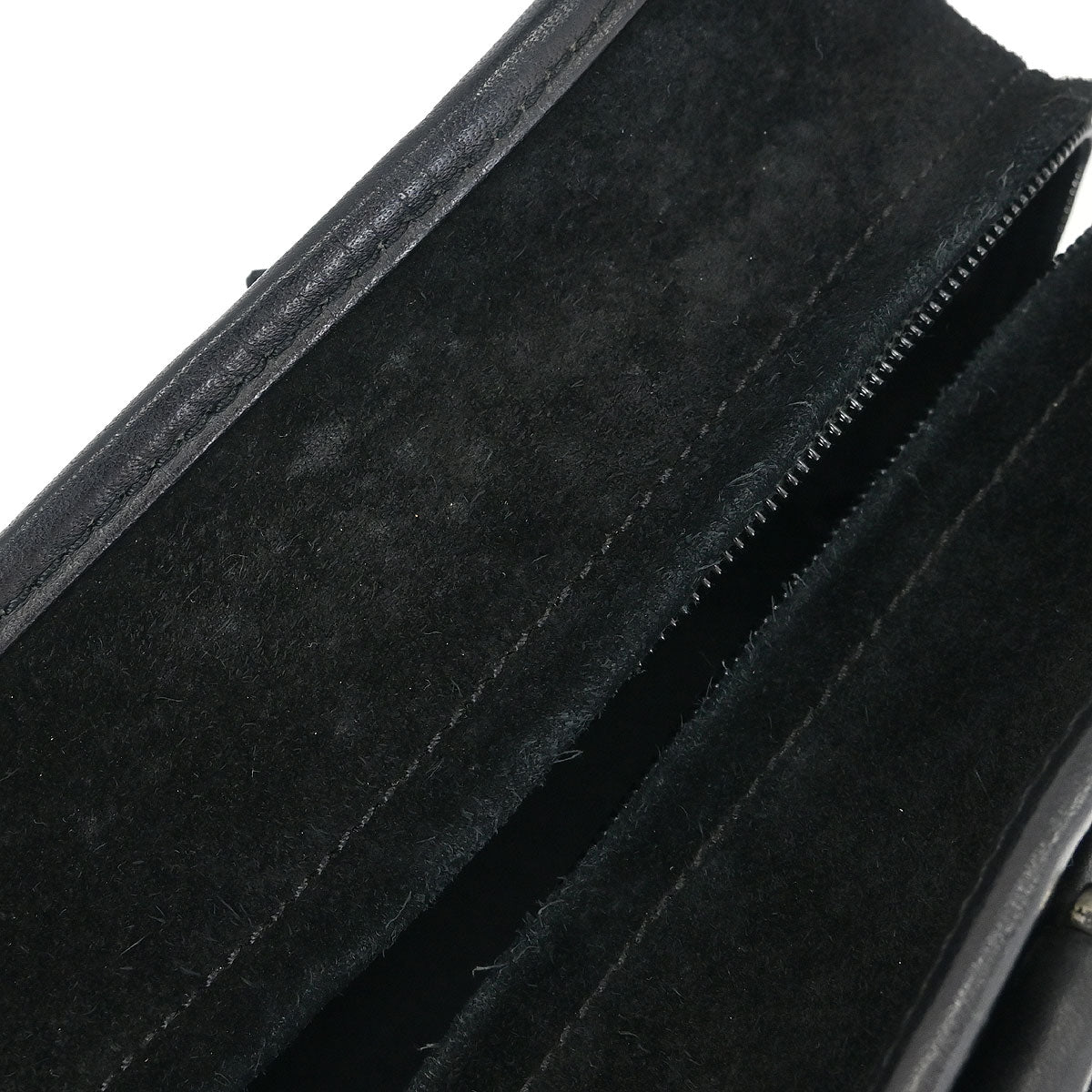 Loewe Black Suede Amazona 28 Handbag