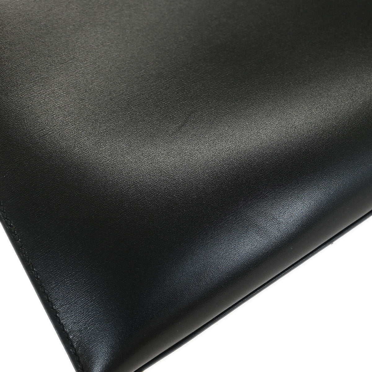 Hermes Black Box Calf Kelly 35 Sellier 2way Shoulder Handbag