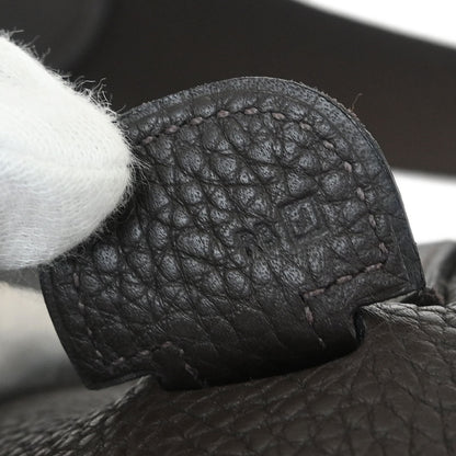 Hermes Chocolat Togo Evelyne 2 GM Shoulder Bag