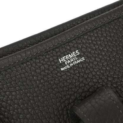 Hermes Chocolat Togo Evelyne 2 GM Shoulder Bag