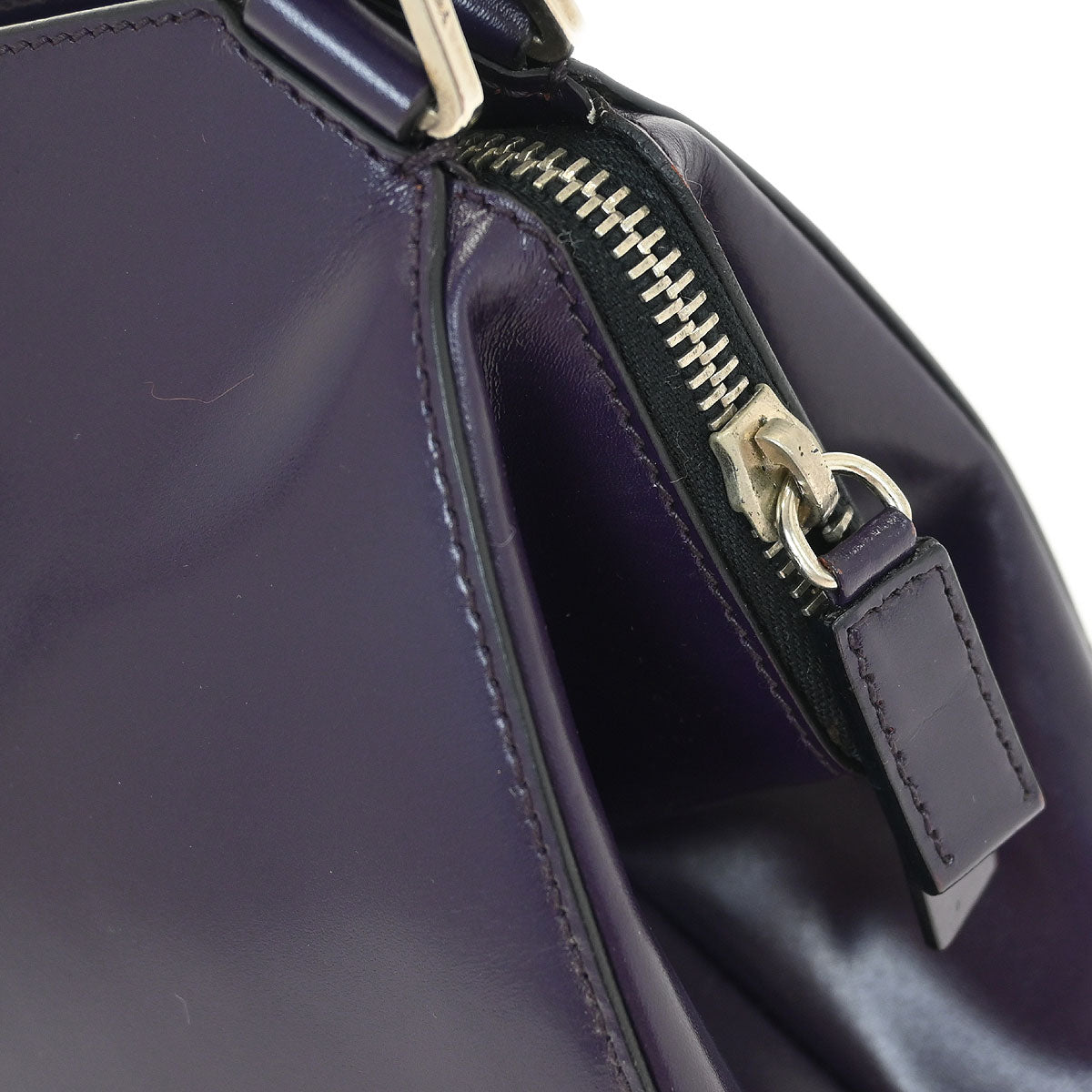 Prada Purple Leather Handbag