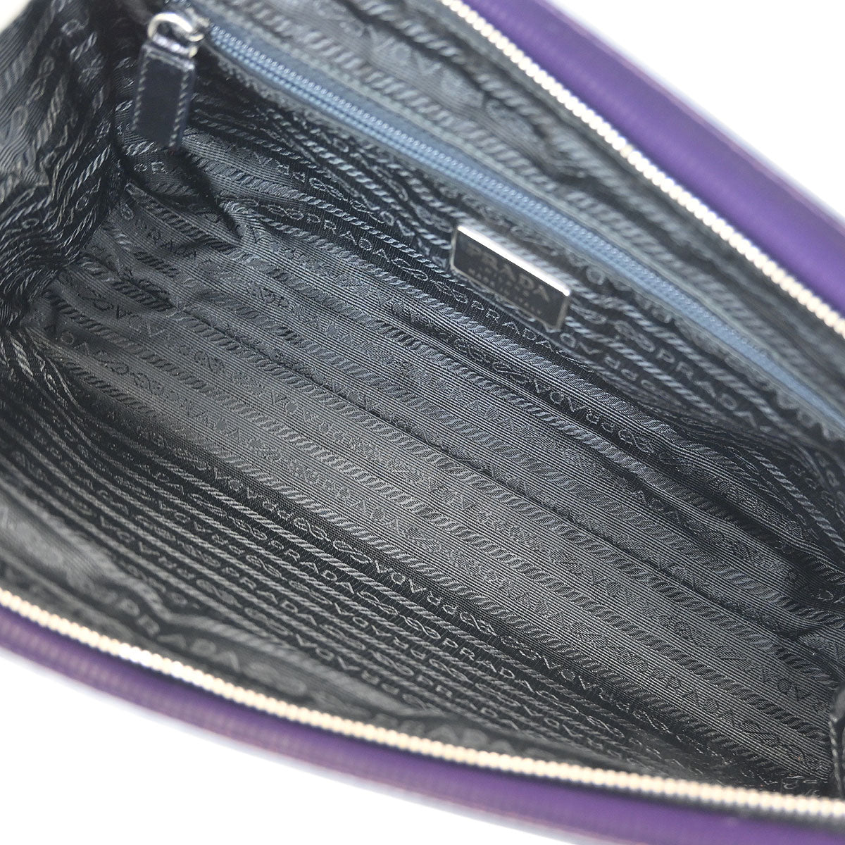 Prada Purple Leather Handbag