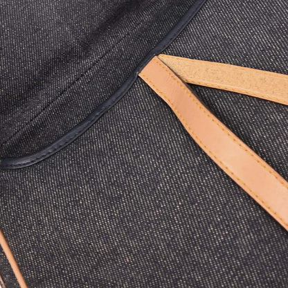 Christian Dior 2002 Navy Denim Double Saddle Handbag