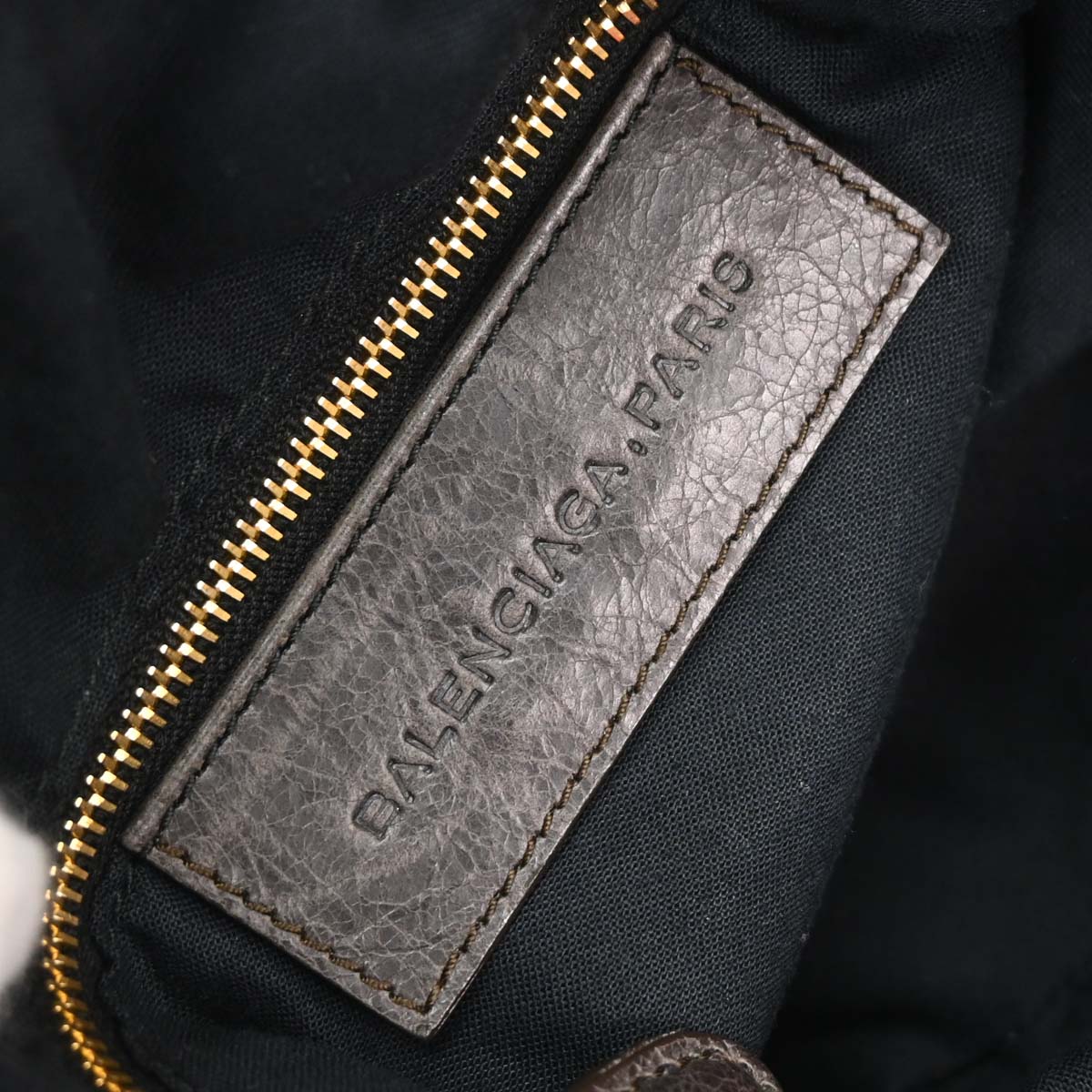 Balenciaga Brown Classic Mini Pompon 2way Shoulder Handbag